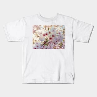 cherry tree blooming Kids T-Shirt